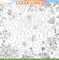 Hello Spring Coloring Poster with 24pcs Paint Pens,Spring Party Jumbo Paper Coloring Banner